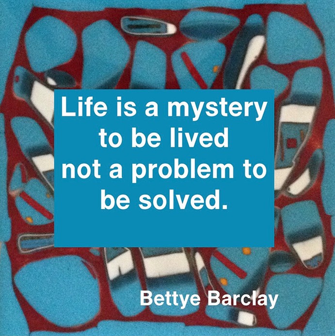 mystery to be lived